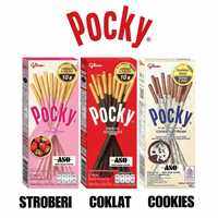 BISKUIT STIK COKELAT STRAWBERY COOKIES POCKY MINI 22 GR