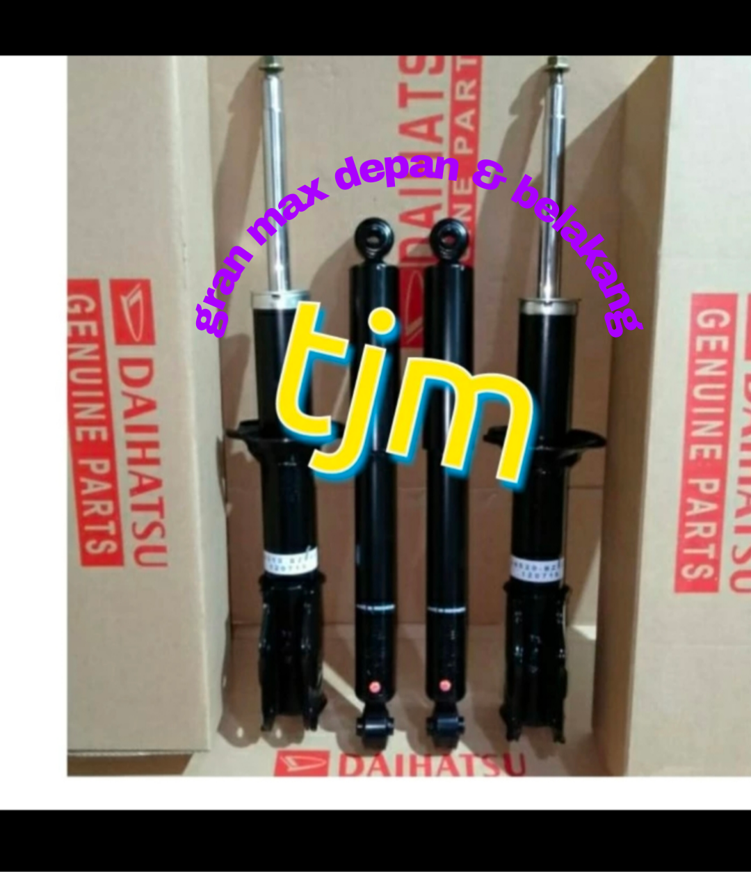 Original price 2 pairs (Right & Left) shockbreaker rear and front Harga 1,100,000 Ringgit*Penghantaran Percuma