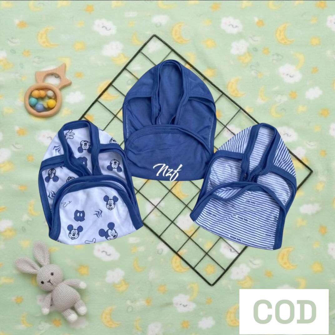 12 Pcs (1 Lusin) Popok Tali Untuk Bayi Baru Lahir Newborn Motif Terbaru