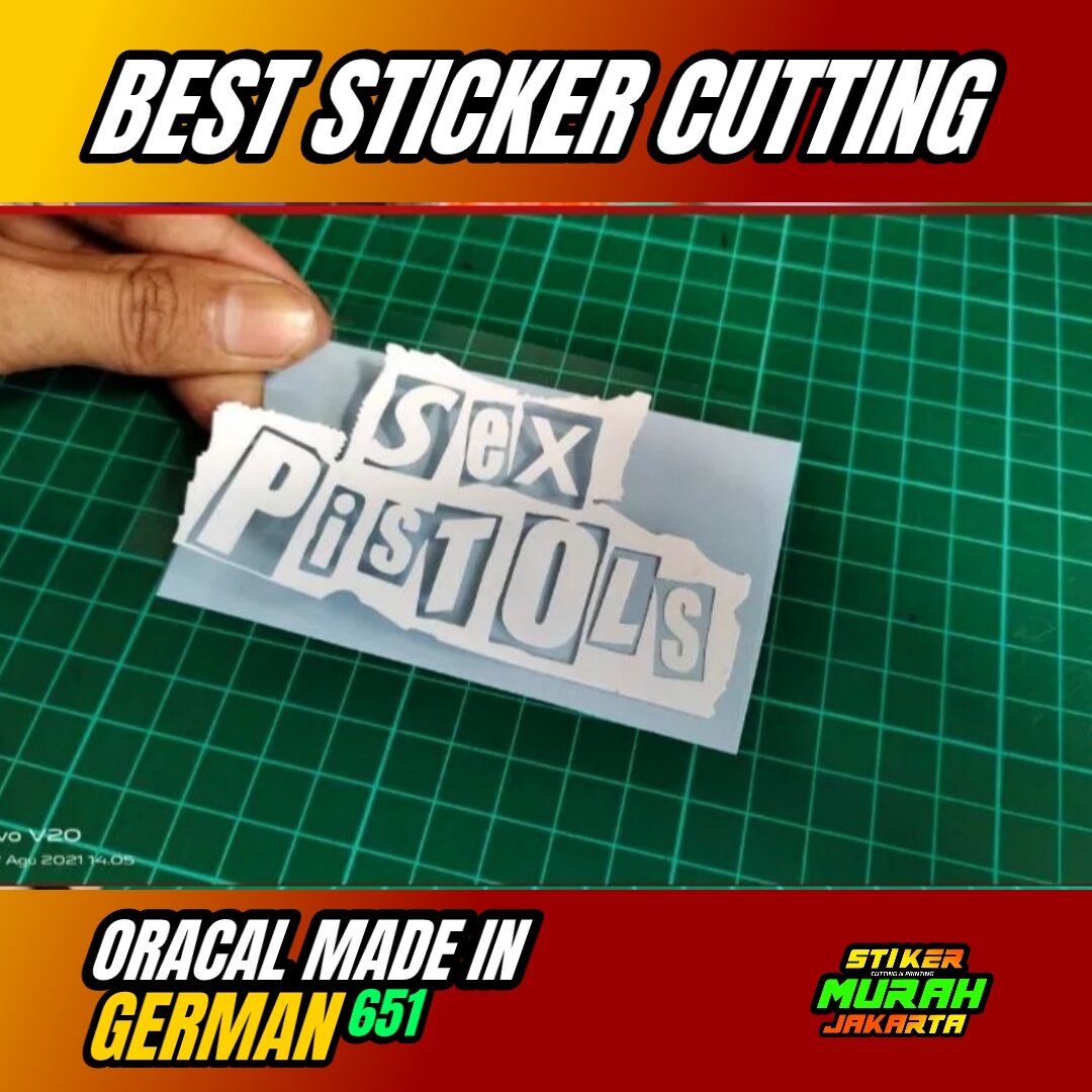 Stiker Sex Pistols Sticker Cutting Custom Logo Lazada Indonesia