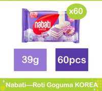 1 dus (60 bungkus) Wafer richeese nabati vanila cocopandan pink lava goguma keju coklat 39gr