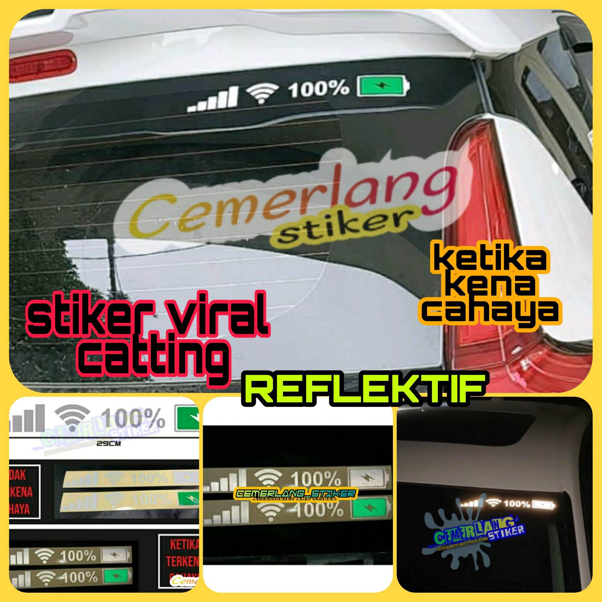 STICKER VIRAL/STIKER VIRAL BATRAI WIFI SINYAL HP VIRAL / STIKER CATTING MOBIL /STIKER MOBIL STIKER MOTOR Harga 17,500 rupiah*Gratis Ongkir