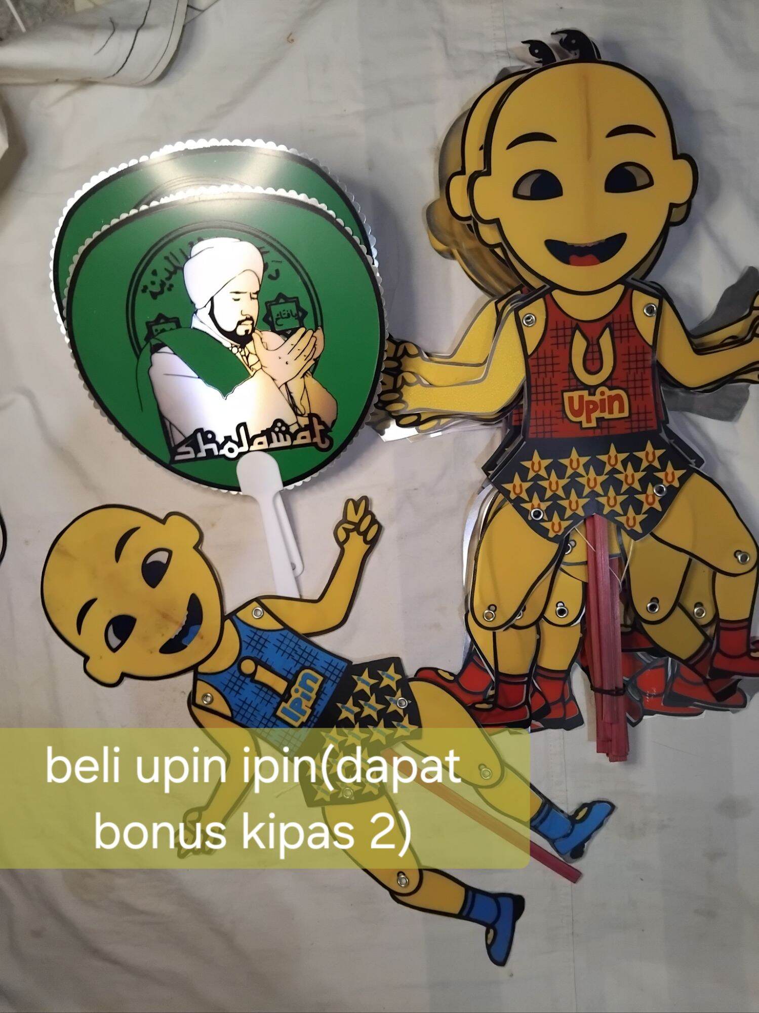 Wayang upin ipin karakter per order 50pcs | Lazada Indonesia