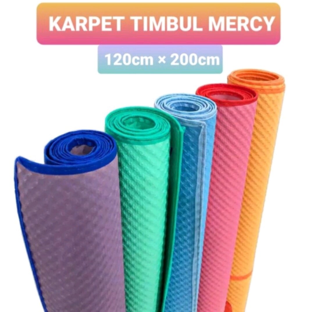 Karpet Bentol Tebal 3mm/Karpet Polos Bentol/Tikar Lantai Polos Ukuran 120 cmx200cm Tebal 3 mm