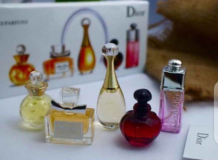 mini perfume dior 5 in 1