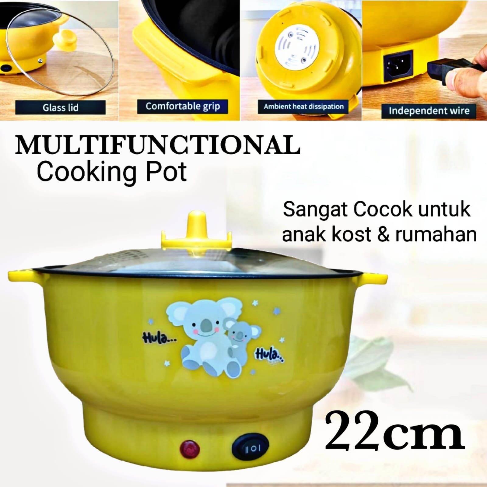 HATO - [ BISA COD ] Panci Listrik 1L / Mini Rice Cooker Elektrik ...