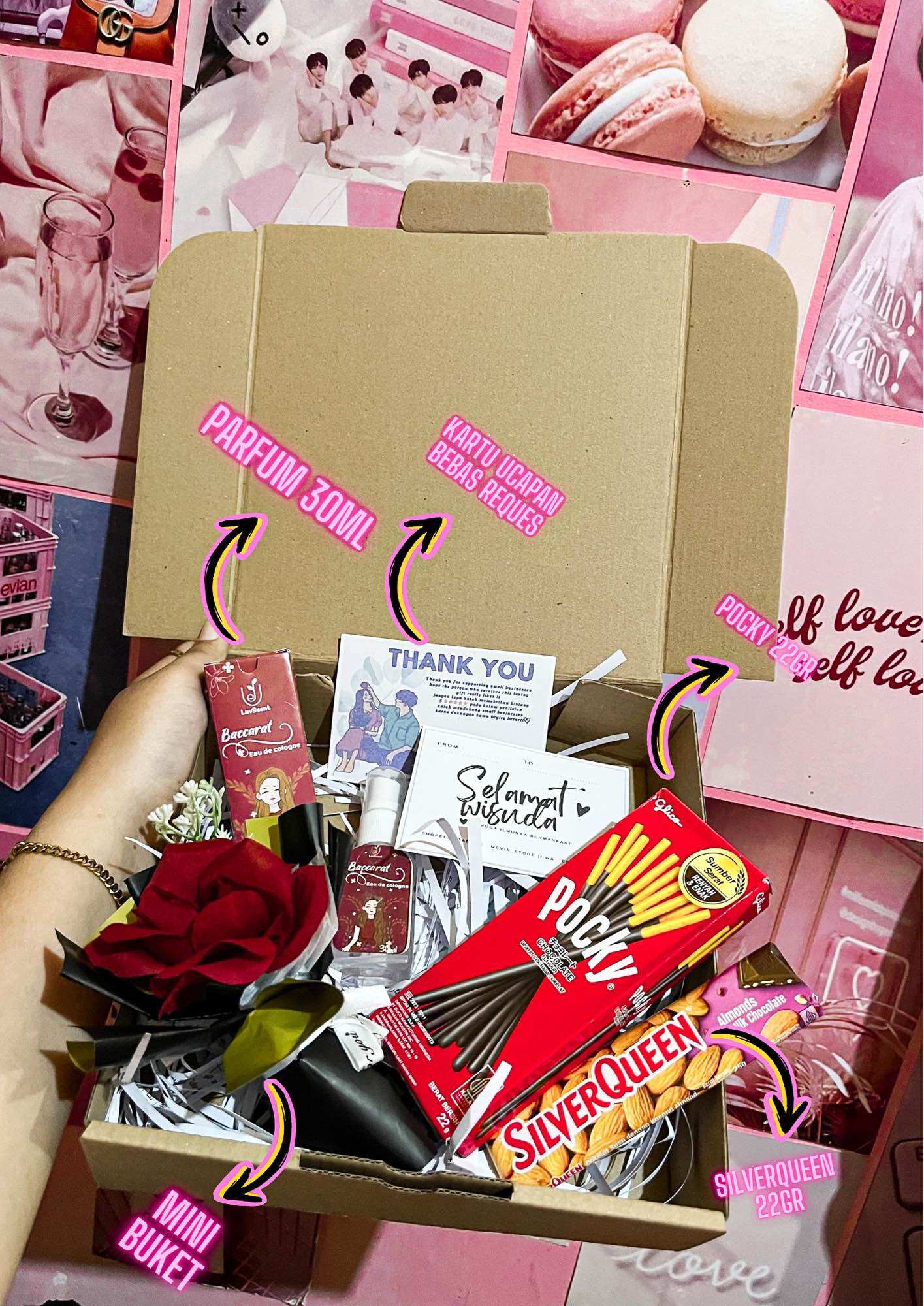 Hampers untuk cewe / hadiah sidang