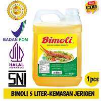 Bimoli-Rose Brand Minyak Goreng 5 LiterKemasan Jerigen-Minyak Serbaguna Kualitas Premium100% Original
