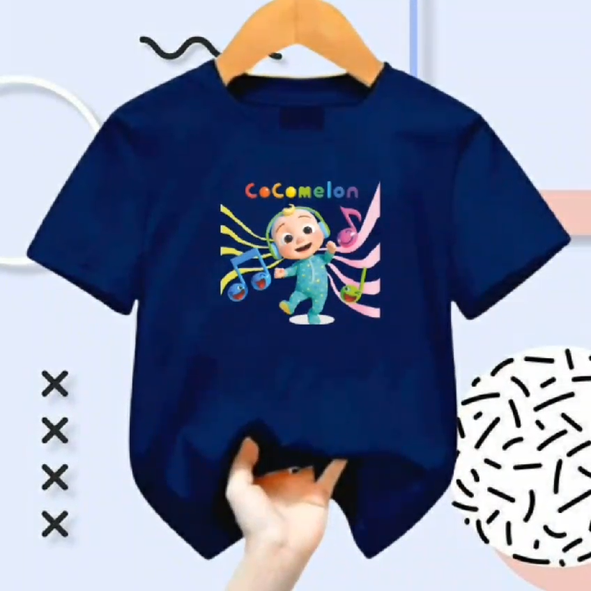 Kaos atasan anak usia 1-12 tahun Cewek/Cowok Comelon Music