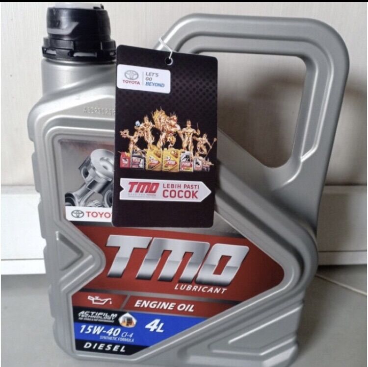 OLI MOBIL DIESEL TMO TOYOTA SAE 15W-40 SN 4L 4000ML Giá 190,000 Đồng*Miễn phí vận chuyển
