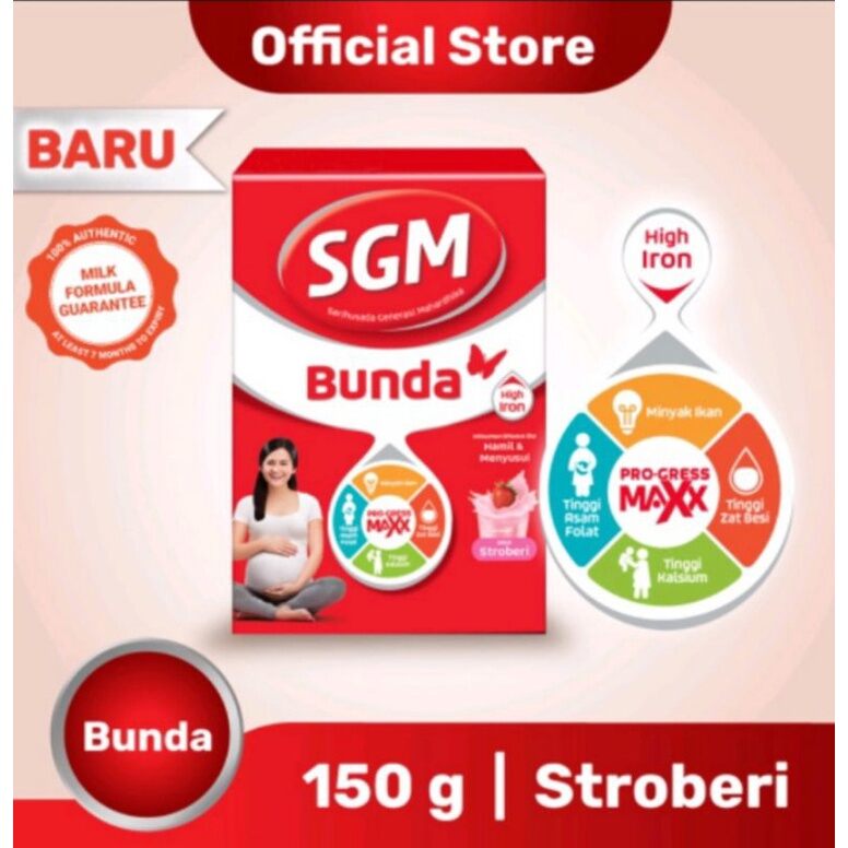SGM Bunda 150gr Original || Susu Formula Bunda / Susu bubuk
