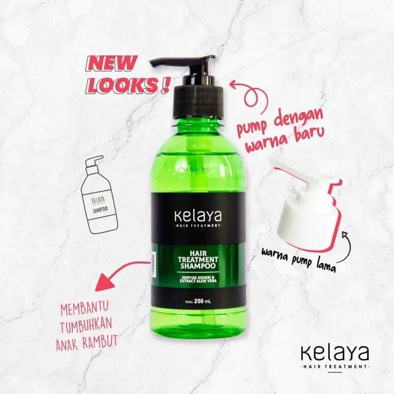 Kelaya hair treatment shampoo 250ml minyak kemiri /ekstrax aloevera