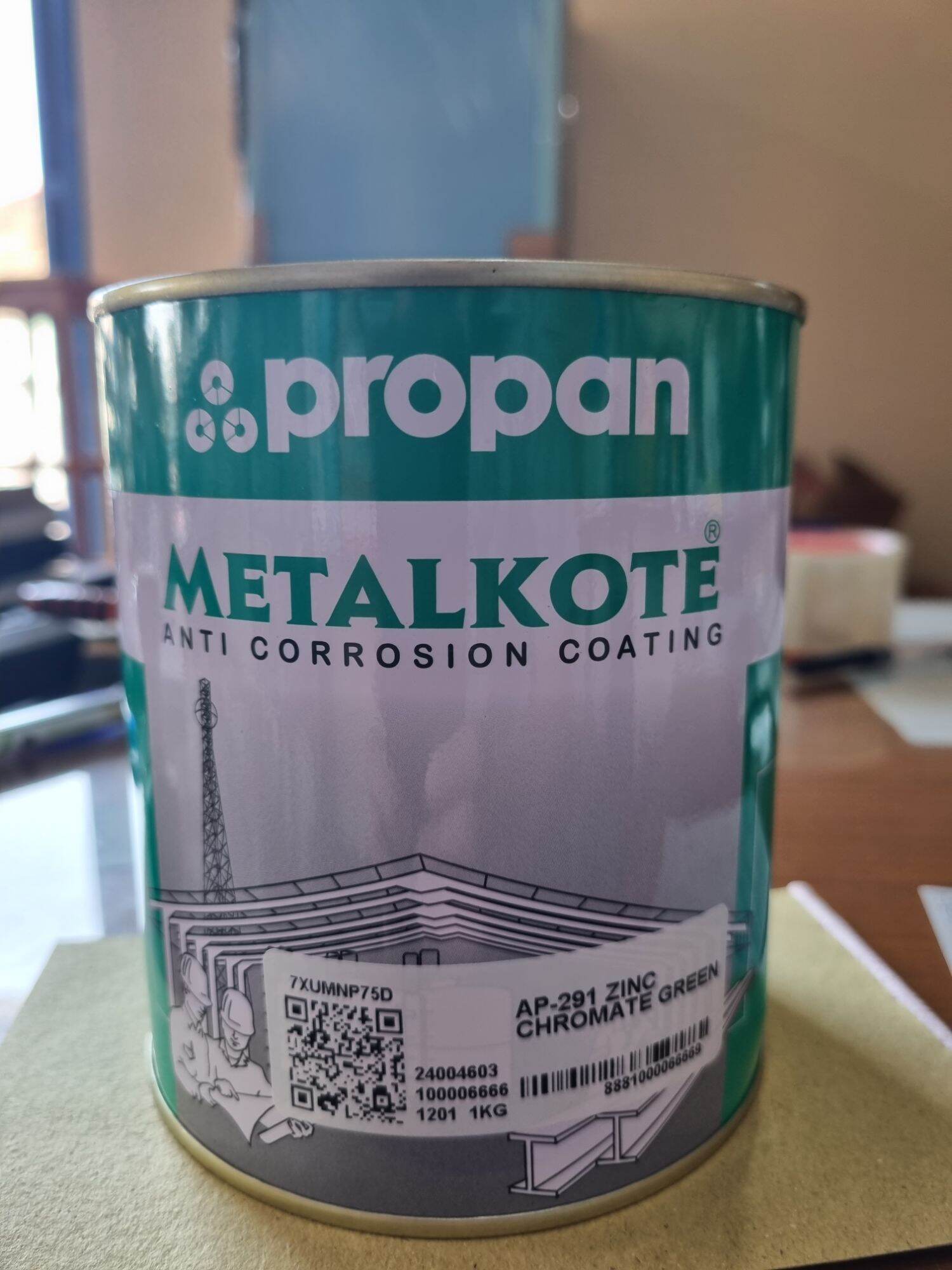 Propan Metalkote Zinchcromate Cat Dasar Besi Anti Karat 1 Kg Warna Hijau Lazada Indonesia 9860