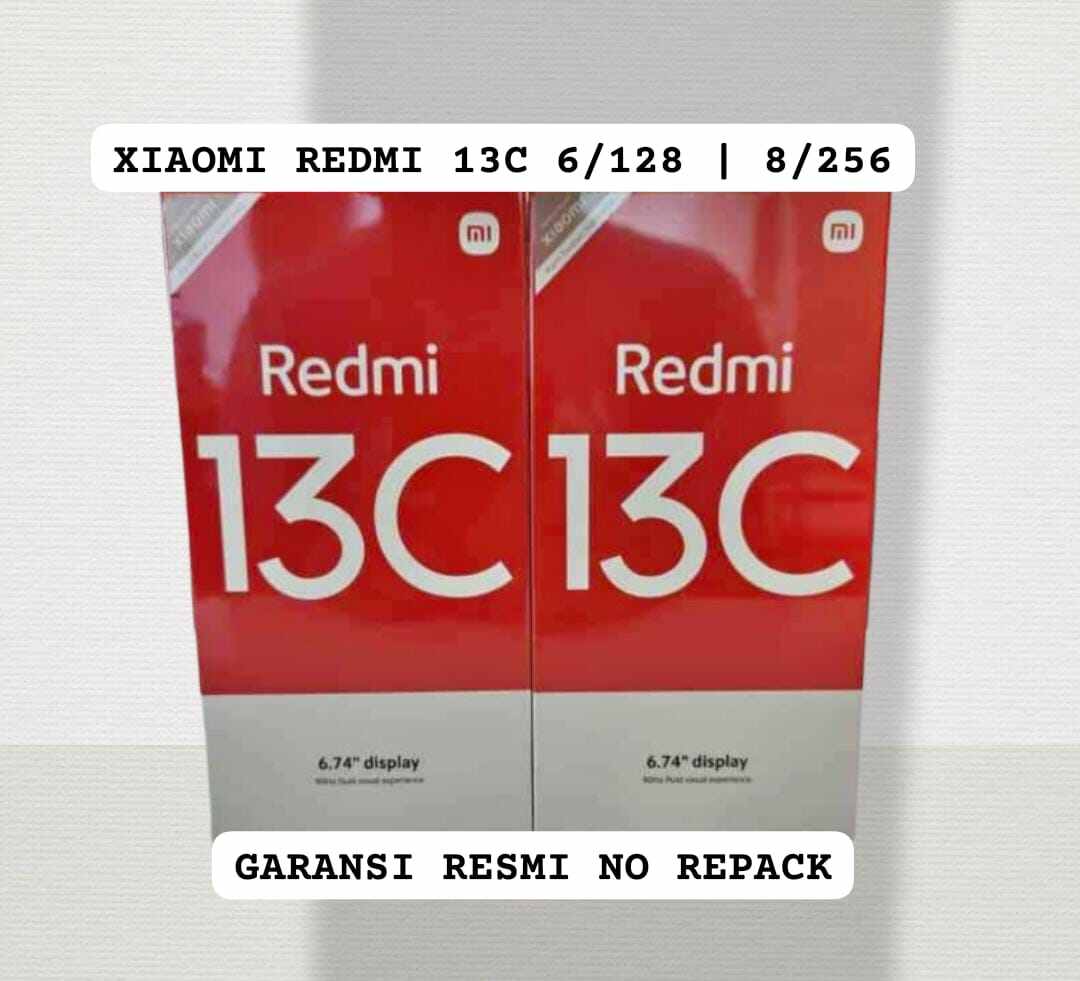 XIAOMI Redmi 13C 6/128 Garansi Resmi Harga 1,485,000 rupiah*Gratis Ongkir