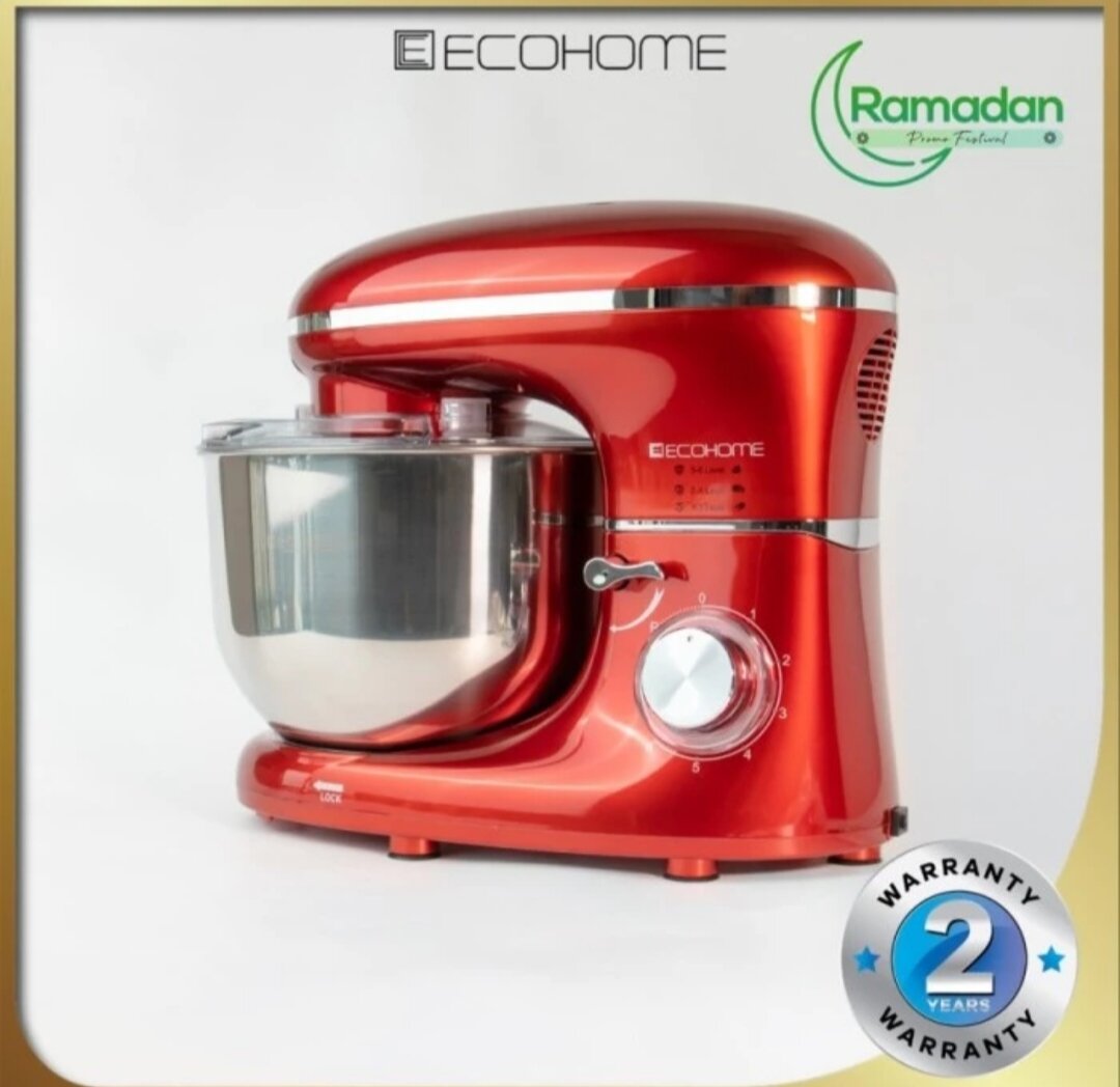ECOHOME stand Mixer Noble series ecohome ESM 999 burgundy red Lazada