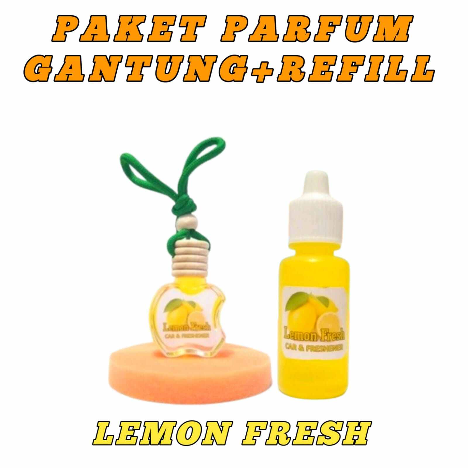 Parfum Mobil dan Ruangan isi Ulang Lemon Fresh Harga 15,000 rupiah*Gratis Ongkir