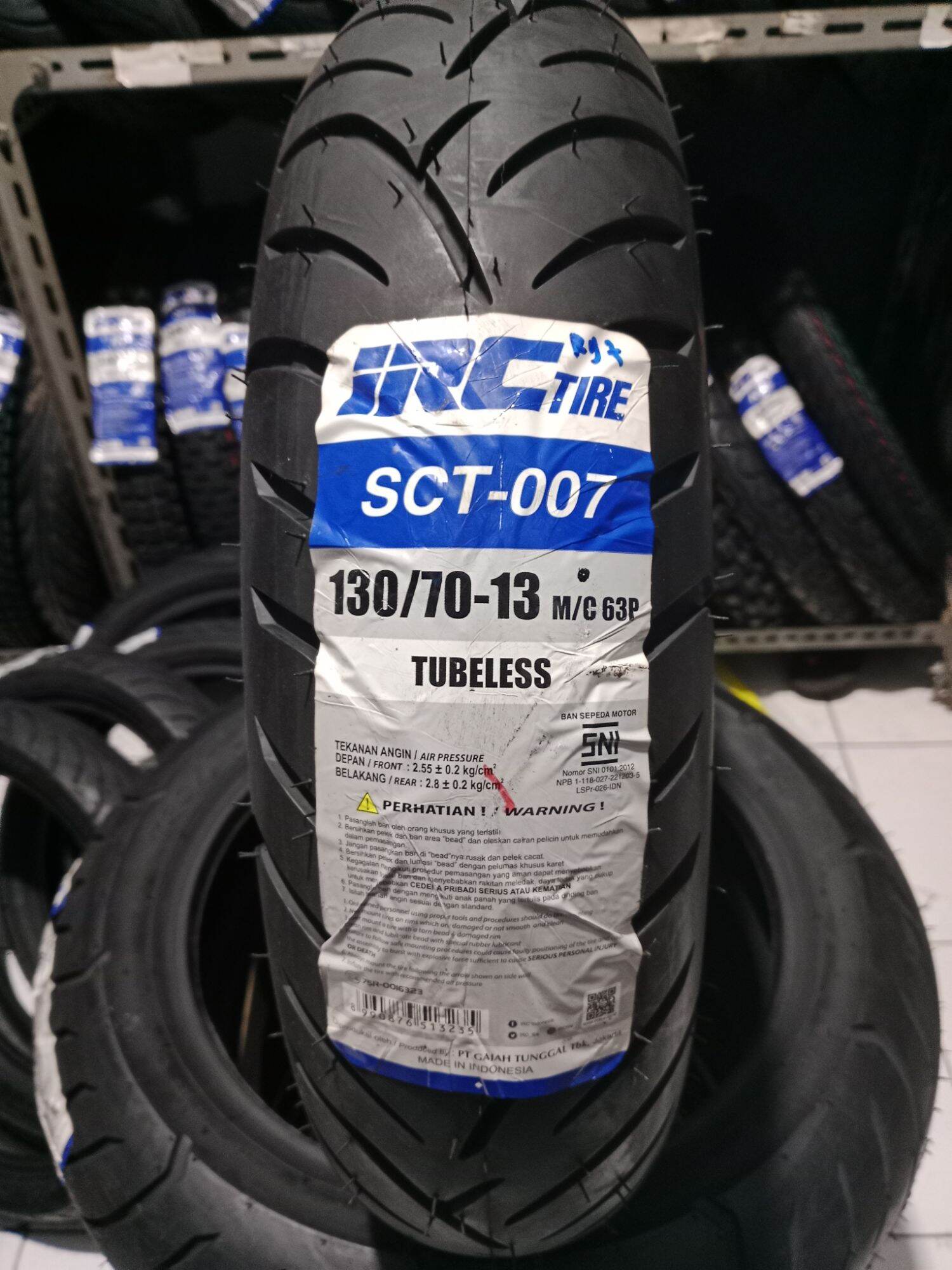 IRC 130/70-13 SCT 007 Ban Luar Belakang Pcx 160 - Lazada | Lazada