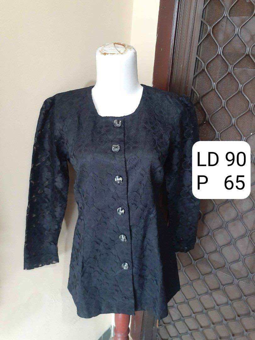 Kebaya Brukat Hitam Kebaya Kondangan Wisuda - preloved | Lazada Indonesia