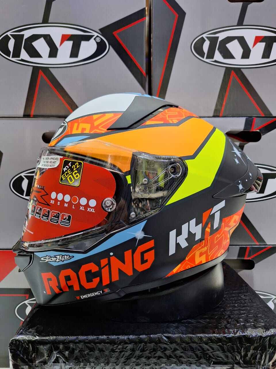 HELM KYT R2R PRO MOTIF NEW ORIGINAL DOT KYT Harga 2,600,000 rupiah*Gratis Ongkir