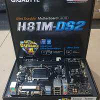 MOTHERBOARD GIGABYTE H81M-DS2 SOCKET LGA 1150 GARANSI 1 TAHUN
