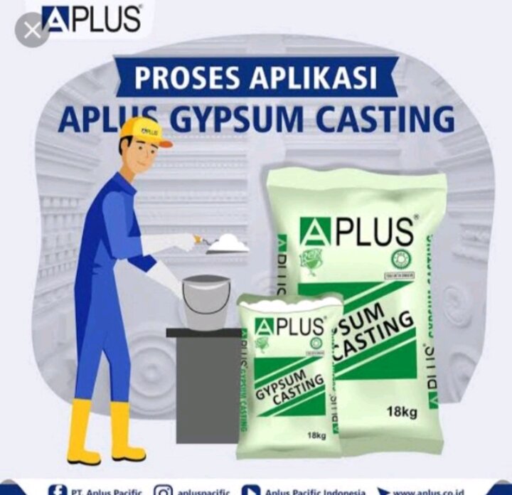aplus gypsum casting 1 kg Lazada Indonesia