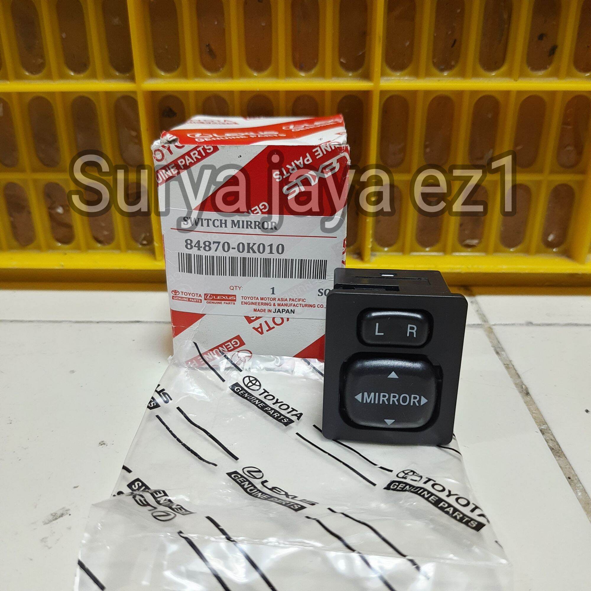 Switch Saklar Mirror Kaca Spion Toyota Avanza Xenia Tahun 2003 2004 2005 2006 2007 2008 2009 2010 2011 Original Harga  110,000 Ringgit*Penghantaran Percuma