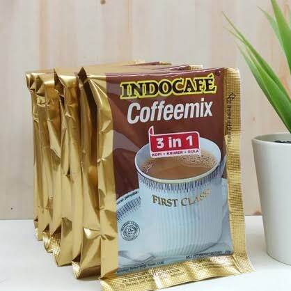 KOPI INDOCAFE MIX 3in1/Indocafe Coffemix kopi renceng isi 10 sachet