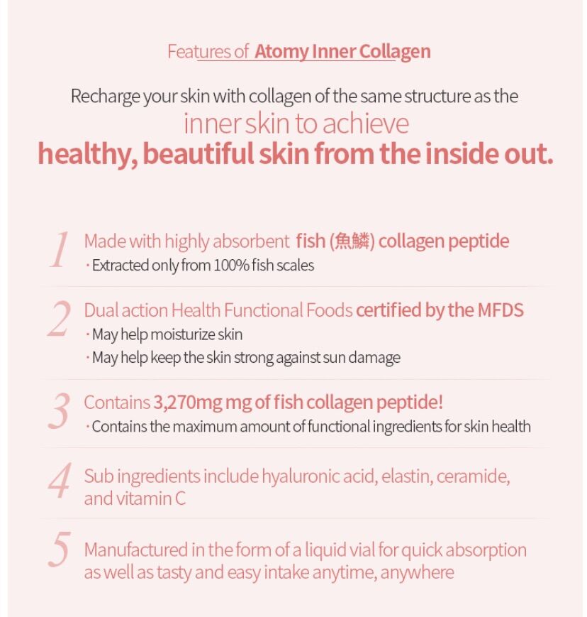 Atomy inner collagen isi 14 botol | Lazada Indonesia