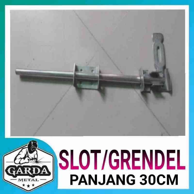 Slot Grendel Kunci Pagar Pintu Besi panjang 30 cm | Lazada Indonesia