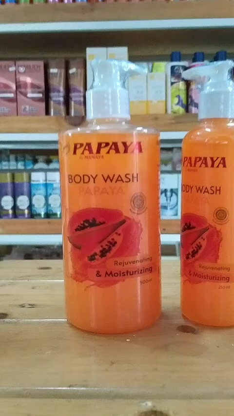 PAPAYA By MAMAYA BODY WASH Rejuvenating & Moisturizing 500ml/sabun mandi papaya/sabun cair mamaya papaya/sabun badan/sabun mandi pencerah kulit/sabun mandi kemasan botol besar/sabun cair ekstrak pepaya/papaya body wash/papaya sabun mandi