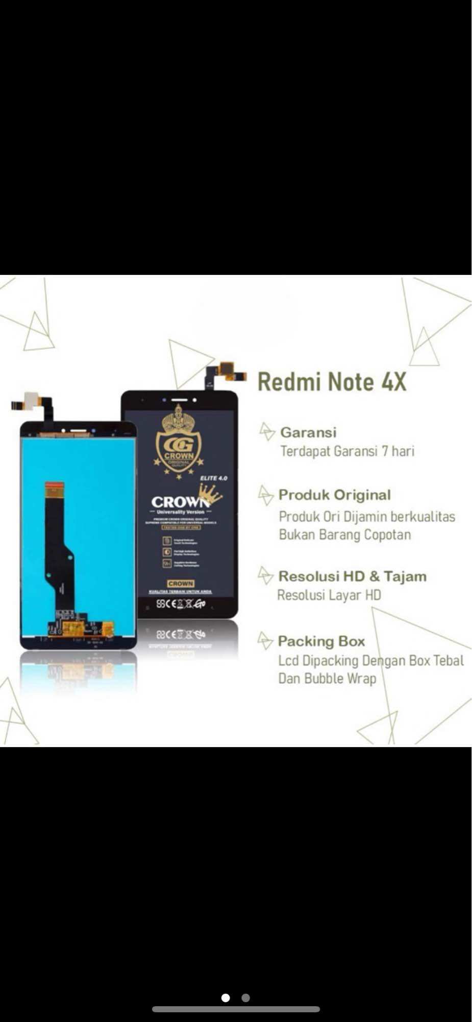 LCD touchscreen Xiaomi Redmi Note 4x Snapdragon fullset complete Harga 89,000 rupiah*Gratis Ongkir