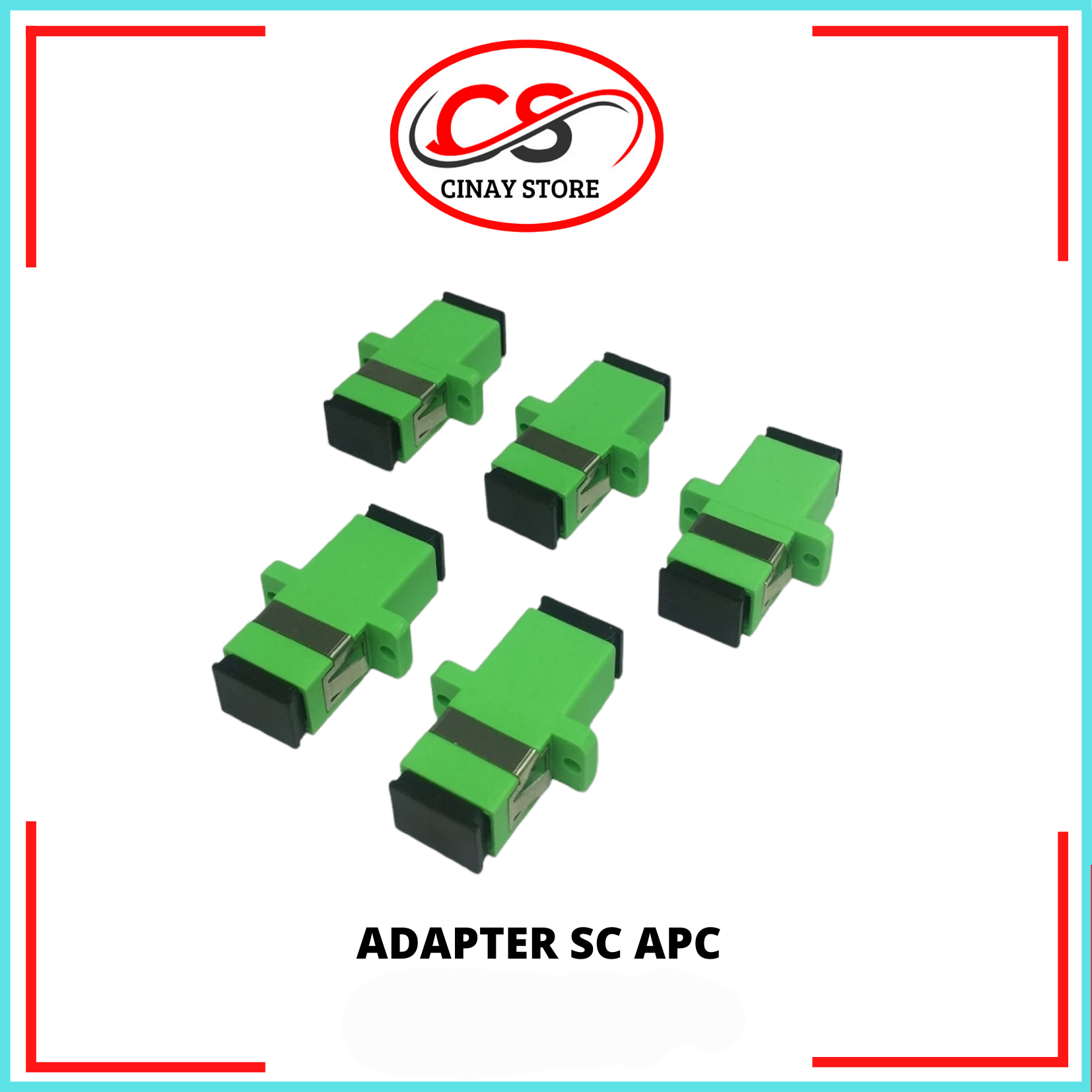 Adapter SC APC Fiber Optic Connector Adaptor SC APC Fiber Optik - Harga ...