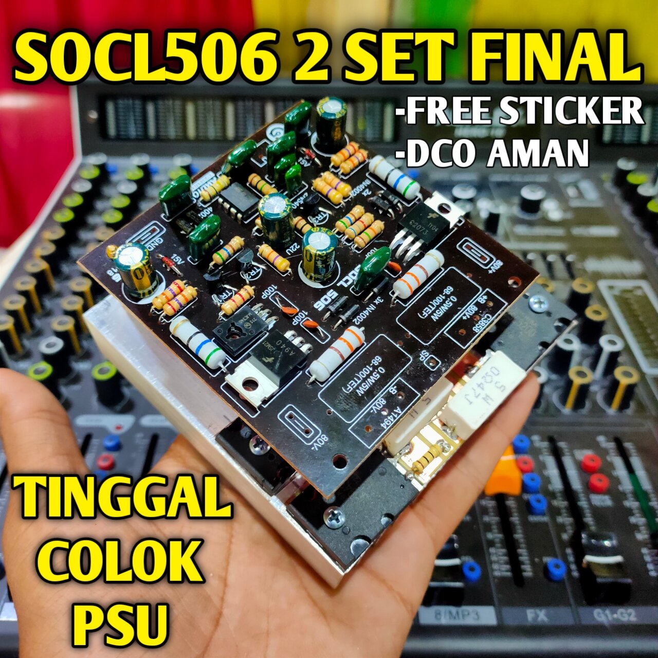 Kit Power Amplifier SOCL 506 PLUS FINAL 2SET POWER AMPLIFIER | Lazada ...