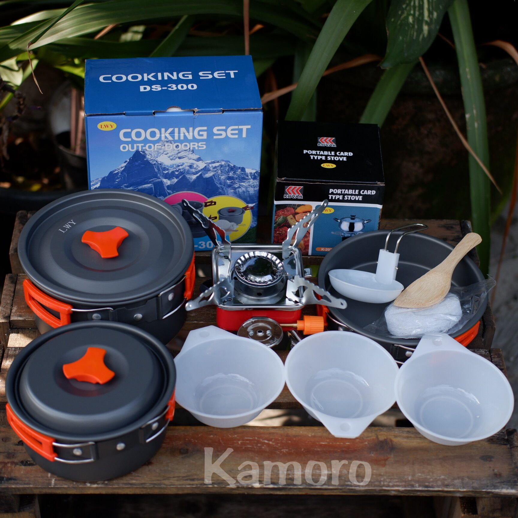 Kovar K202 folding box stove set DS 300 plus package
