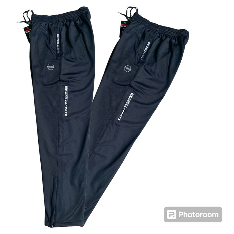 Men's Black Running Pants for Gym Jogging Training Harga  64,999 rupiah*Gratis Ongkir