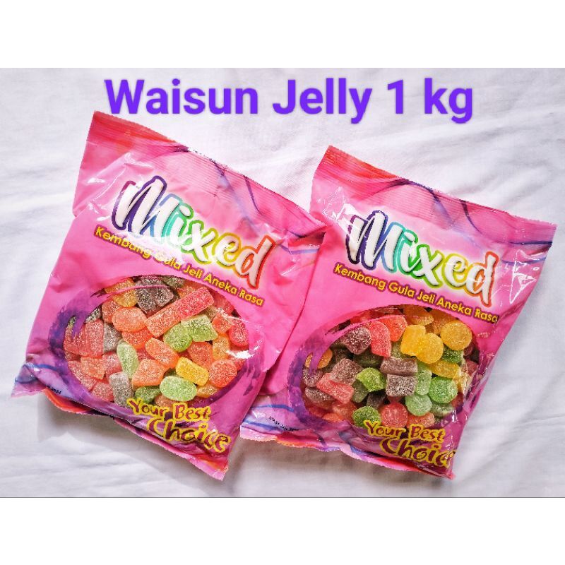 jelly malaysia waisun aneka rasa kembang gula 1kg Lazada Indonesia