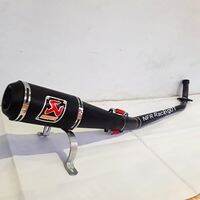 Knalpot Racing Akrapovic Supra x Jupiter z Revo Absolute Karisma Vega R Shogun R Astrea Grand Kaze