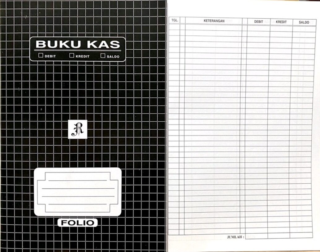 Buku Kas Folio 3 Kolom Debet Kredit Saldo Lazada Indonesia