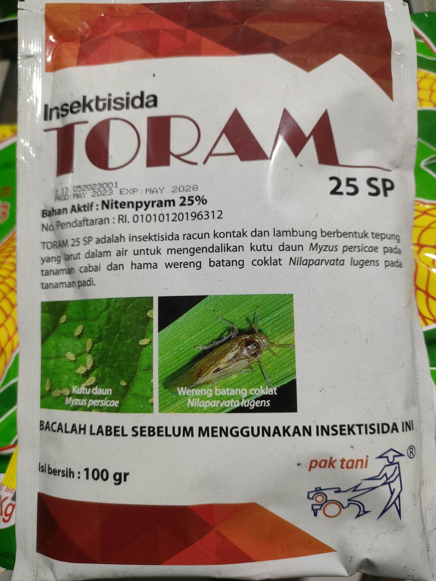 Bahan Aktif Nitenpiram 150G/L Insektisida Racun Kontak Wereng Kutu