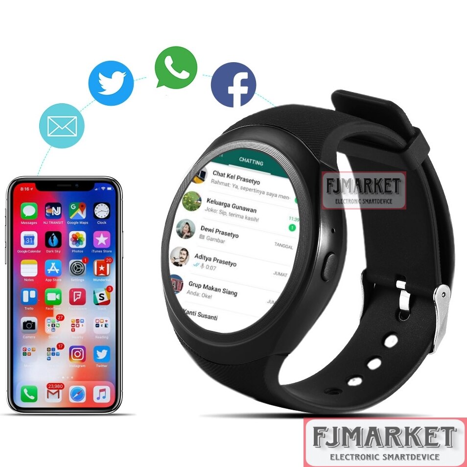 Bluetooth Smartwatch Bison Smart Watch V8 Tokopedia Smart Watch V8
