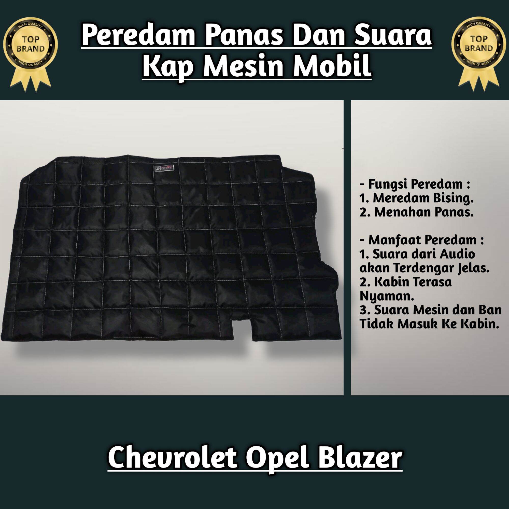 (SIGMA) Peredam Panas Dan Suara Kap Mesin Mobil Chevrolet Opel Blazer Samba Harga 450,000 rupiah*Gratis Ongkir
