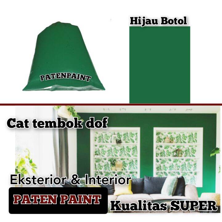 CAT TEMBOK HIJAU / CAT TEMBOK / CAT TEMBOK 1 KG MURAH / CAT TEMBOK