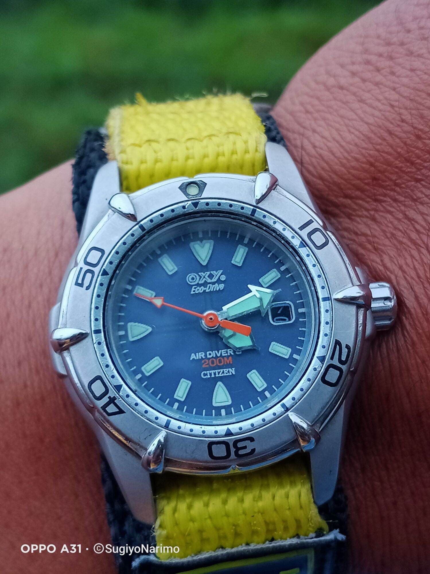 Citizen oxy air diver's on sale 200m