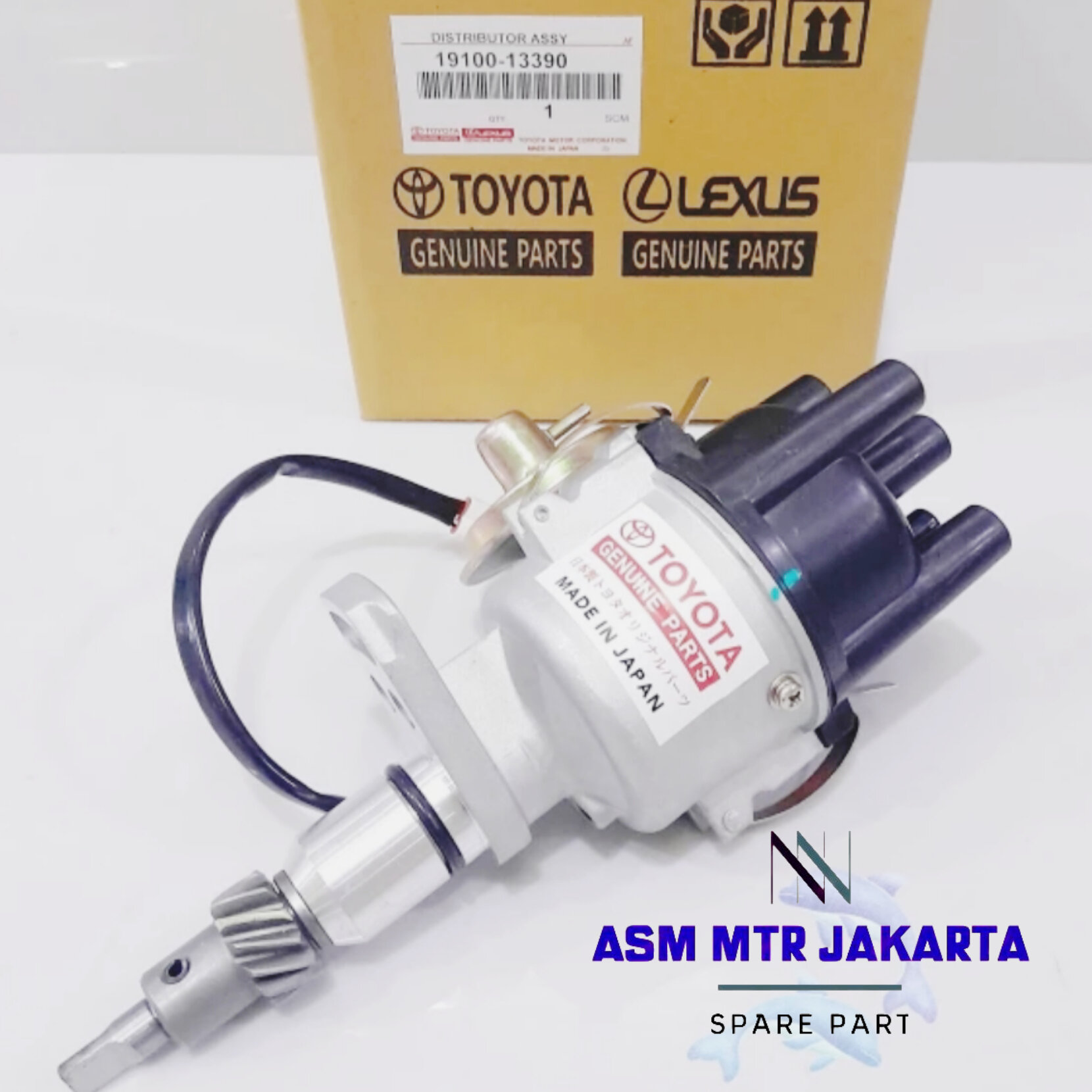 DELCO CDI DISTRIBUTOR ASSY CDI TOYOTA KIJANG 4K KF20 P/N 19100-13110 ...
