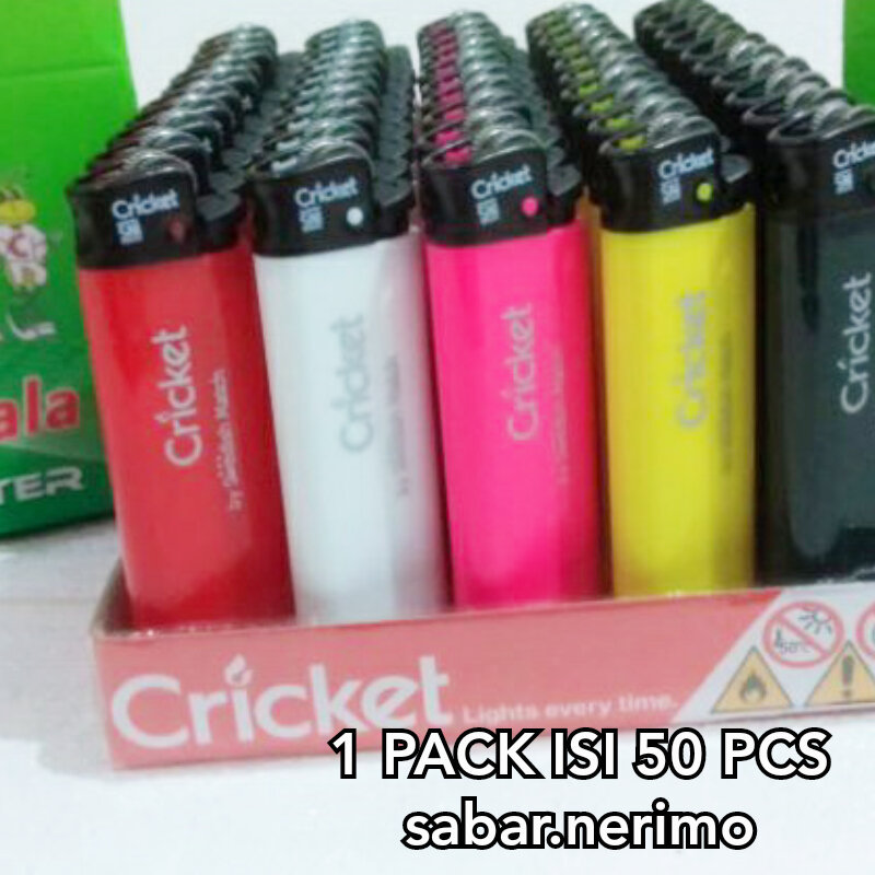 Korek Api Cricket Saatu Box 50 Pcs Lazada Indonesia