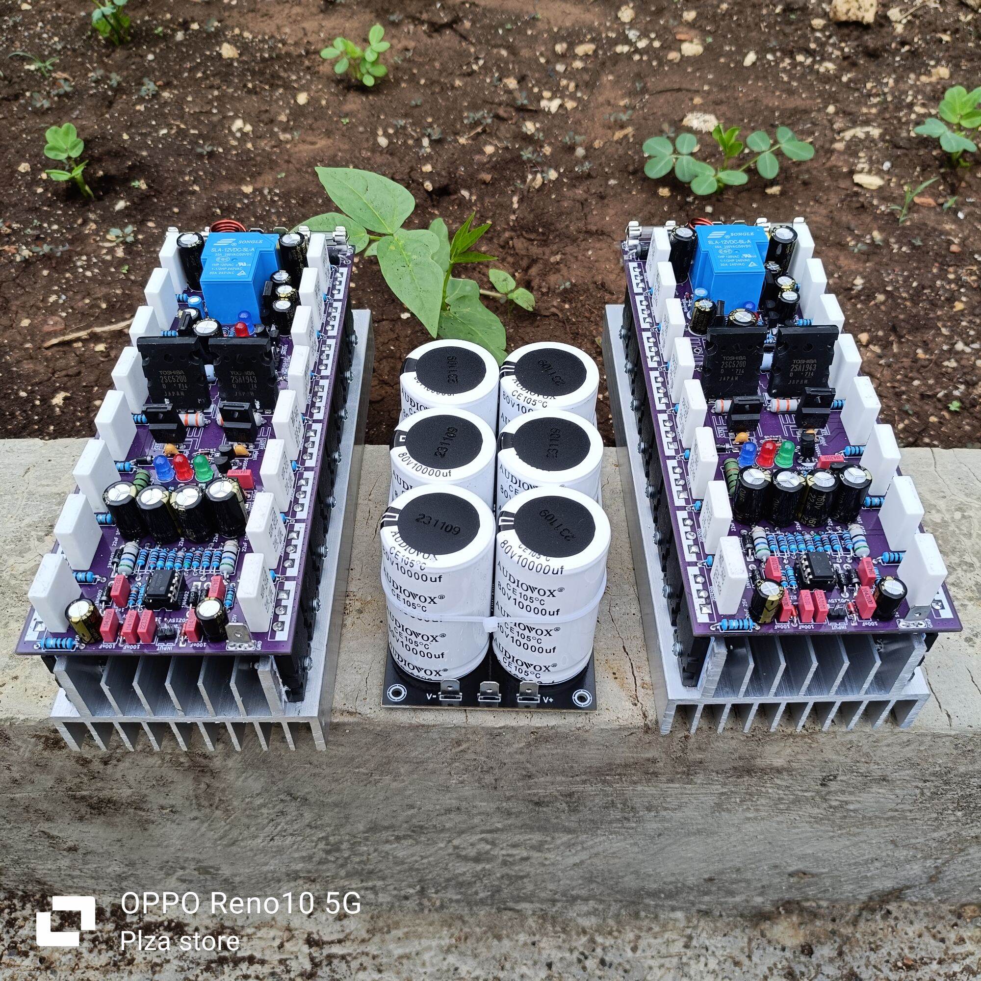 2.KIT DRIVER SOCL 506 TEF 2U Komplit KIT PSU ISI 6 ELKO 80Volt 10000uf