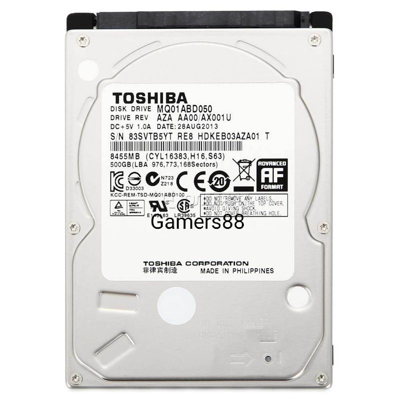 HDD Hardisk 500GB Toshiba Laptop Harddisk Slim Hard disk