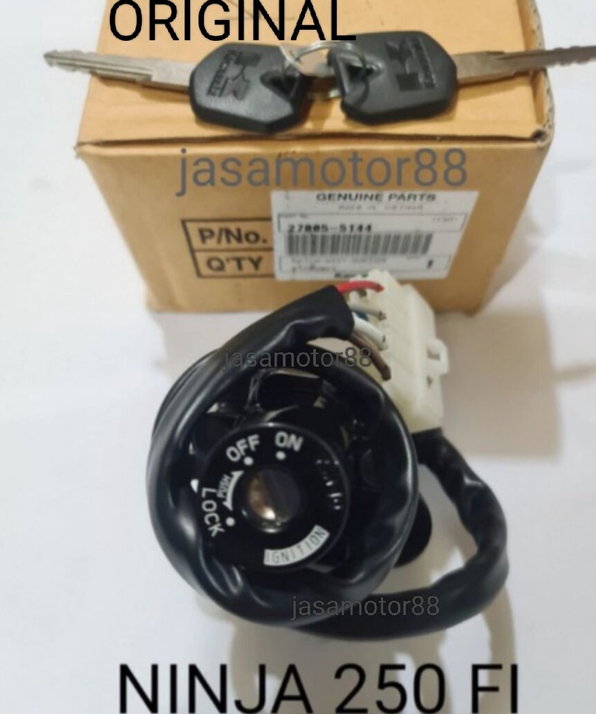 KUNCI KONTAK NINJA 250 FI ORIGINAL 27005 5144 Harga 1,510,000 rupiah*Gratis Ongkir