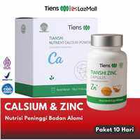 Tiens | Nutrient High Calsium | Zinc Capsules | Nutrisi Peninggi Badan dan Suplemen Tulang | Anak dan Dewasa | Ampuh dan Cepat Dalam 10 Hari