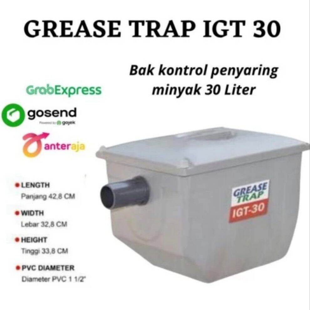 penyaring lemak dapur grease trap igt 30 original / grease trap igt 30 Lazada Indonesia